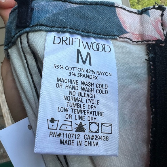 🆕 💐DRIFTWOOD WOMEN'S FLORAL SWEETHEART MASQUERADE NOIR MIDI DRESS Size 10 - Picture 14 of 14